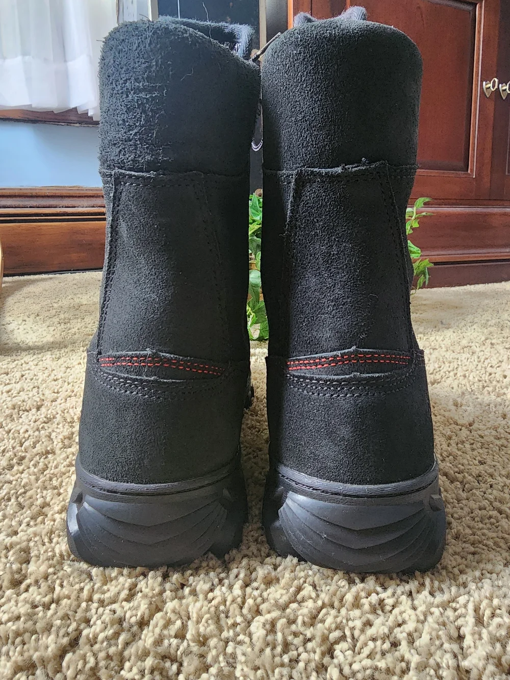 Rocky 77s Black Lace-Up Leather Wildlands Firefighting Boots NFPA 1977 Certified